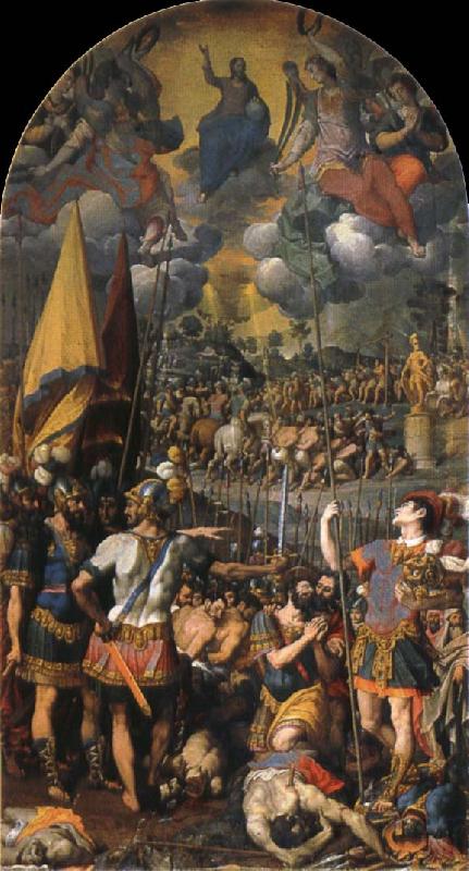 Romulo Cincinnato The Martyrdom of St Maurice France oil painting art